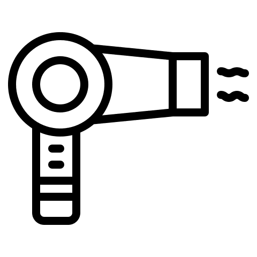 Hairdryer hair salon beauty salon icon