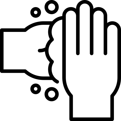 Hand wash healthcare and medical hygiene hand wash icon