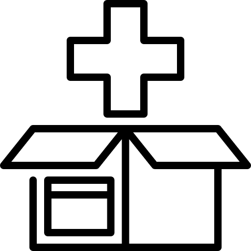 Medical medicines medical supplies icon