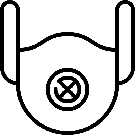 Medical mask healthcare and medical mask air icon