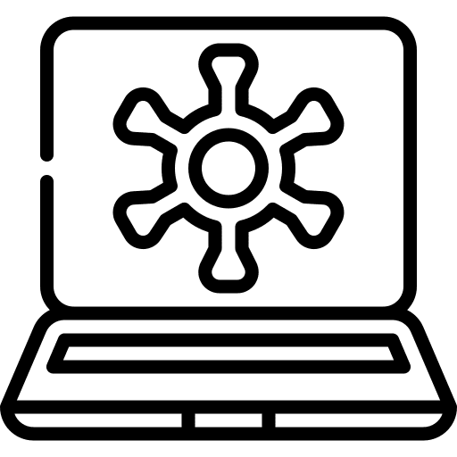 Stay informed stay informed healthcare laptop icon