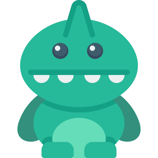 Dinosaur child toy teddy icon