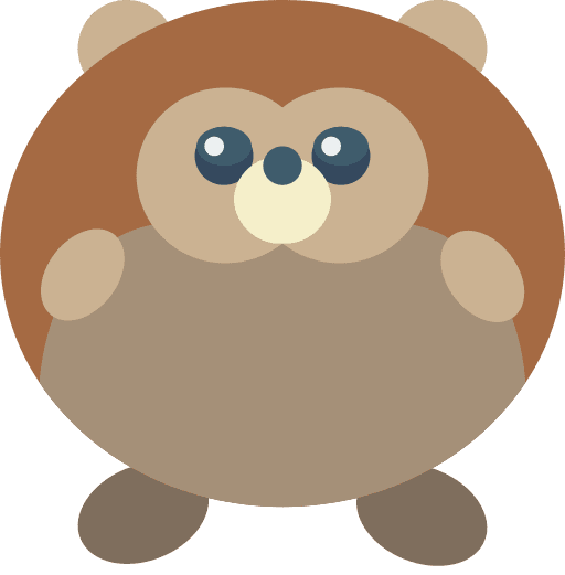 Hedgehog cute kid and baby teddy icon