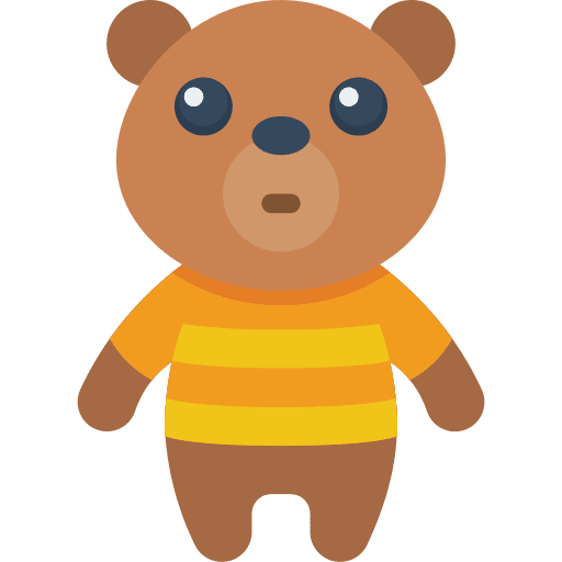 Bear bear soft child icon