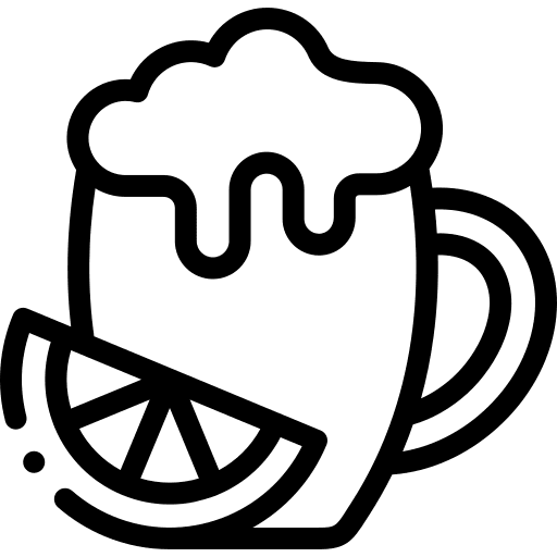 Beer drink food and restaurant food icon