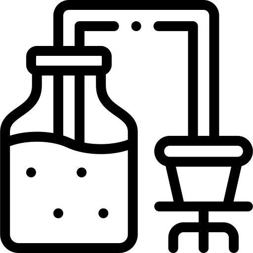 Beer factory brewing beer icon