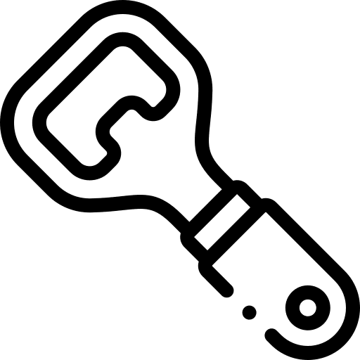 Bottle opener kitchenware tool bottle icon