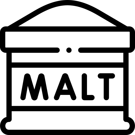 Malt plant beer organic icon