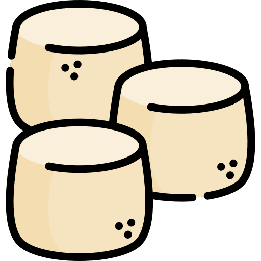 Marshmallow sugar food and restaurant dessert icon