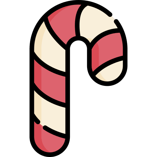 Candy cane fair candy cane sweet icon