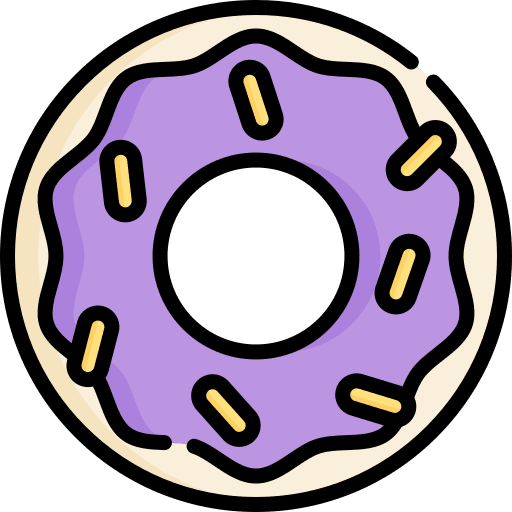 Donut sweet doughnut dessert icon