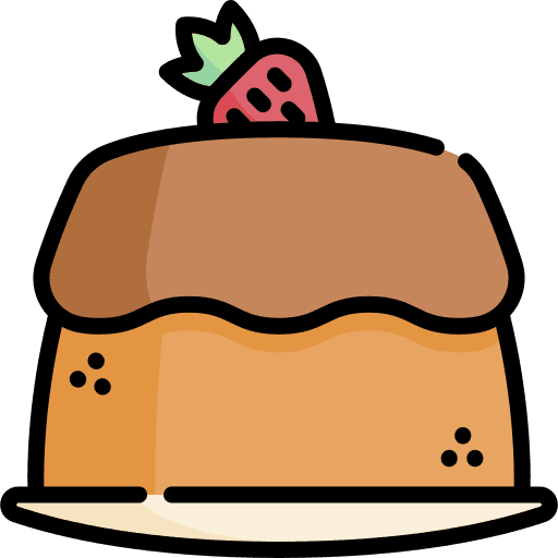 Pudding jelly pudding dessert icon