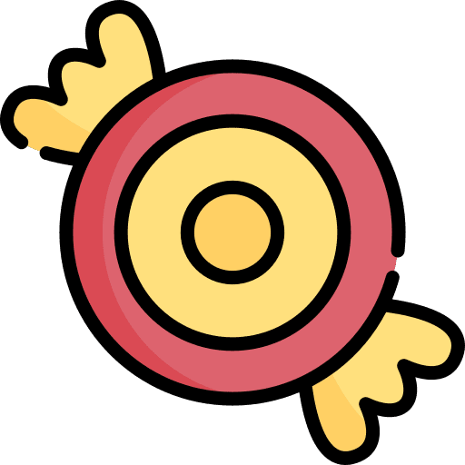 Candy dessert candy cacao icon