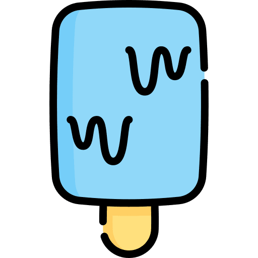 Ice cream stick dessert food and restaurant ice cream stick icon