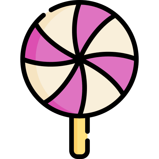 Lollipop stand food and restaurant kiosk icon