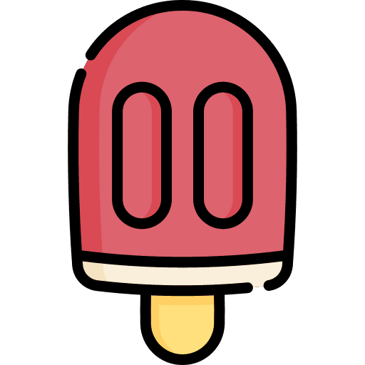 Popsicle stick dessert ice cream stick summer icon