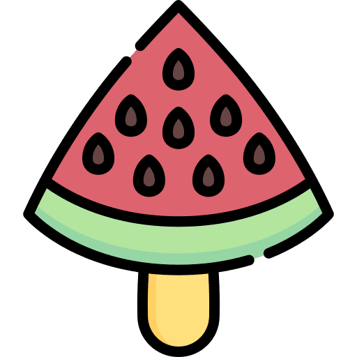 Watermelon ice cream stick ice cream dessert icon