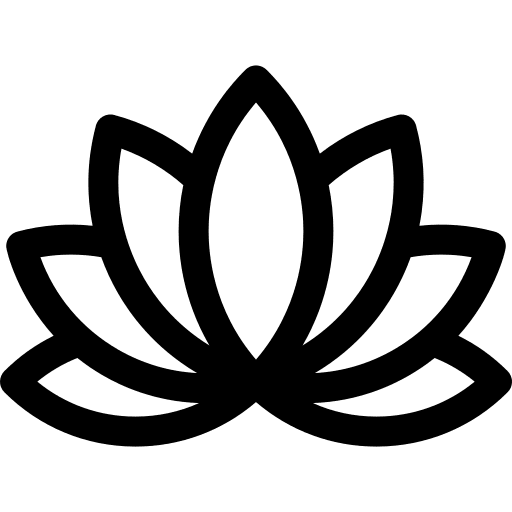 Lotus wellness nature flower icon