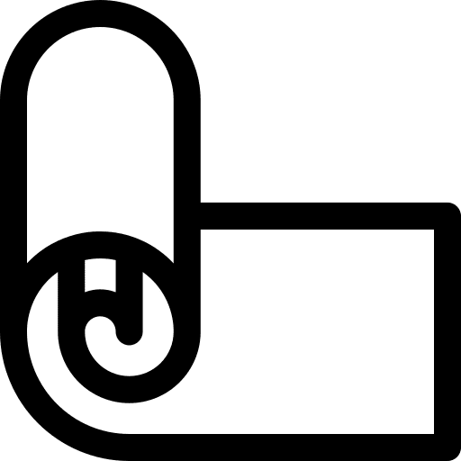 Yoga mat yoga mat sports and competition yoga icon