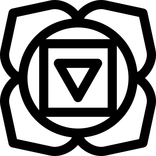 Muladhara shapes and symbols faith meditation icon