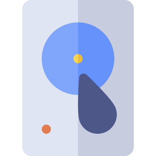 Hdd data storage hdd electronics icon