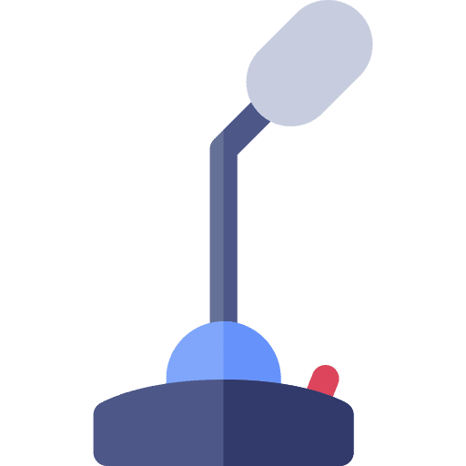 Microphone technology radio sound icon