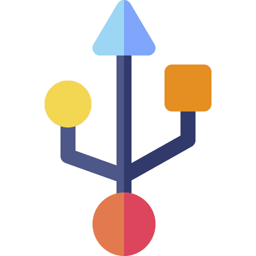 Usb sign usb connection icon