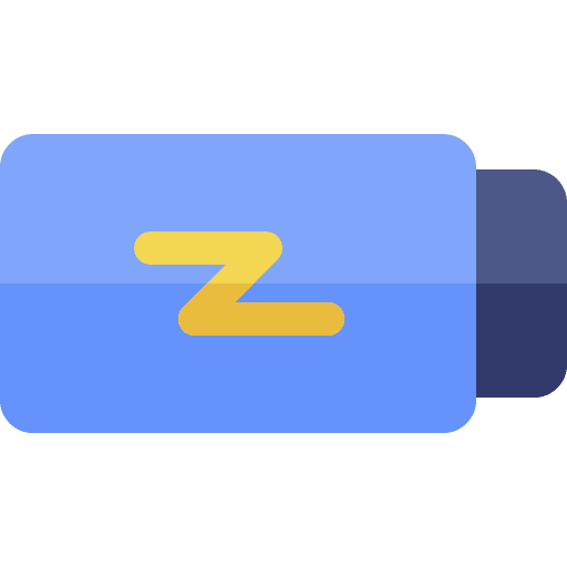 Battery renewable eco bolt icon