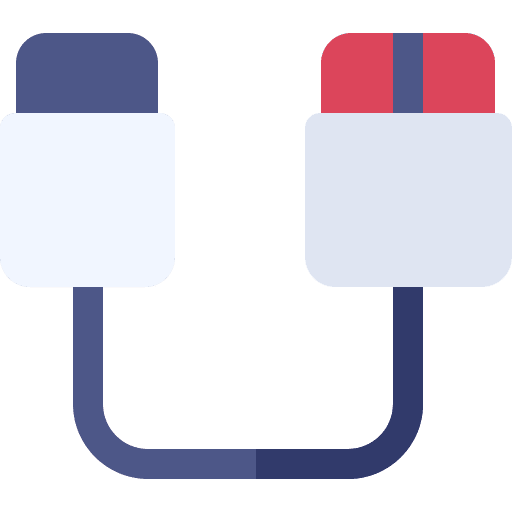 Cable connection technology cable icon