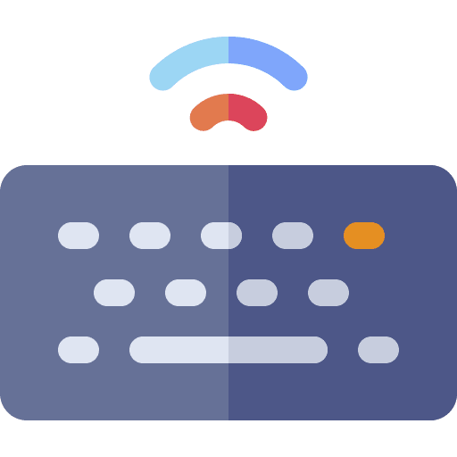 Keyboard wireless keyboard wireless wifi icon