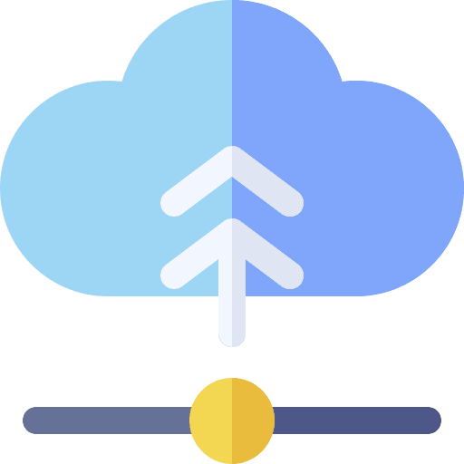 Upload upload cloud data icon