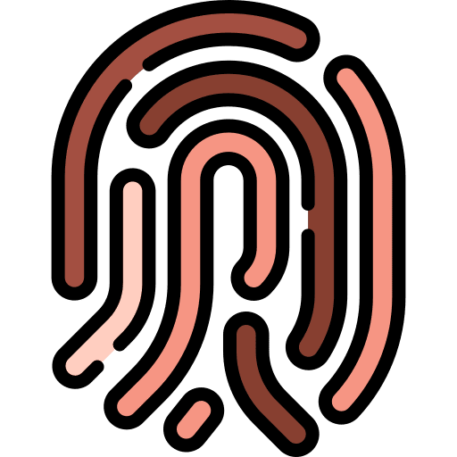 Fingerprint diversity fingerprint unite icon