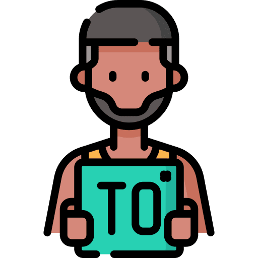 No racism justice man equal icon