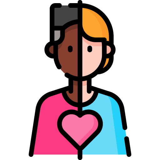 Unite no racism understanding diversity icon