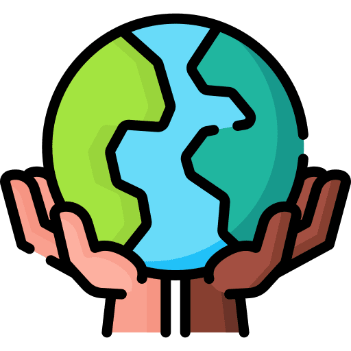 World miscellaneous earth hands icon