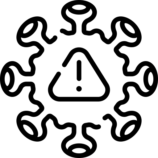 Covid bacteria covid 19 virus icon