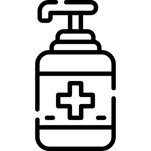 Hydroalcoholic gel antibacterial gel alcohol gel hydroalcoholic gel icon