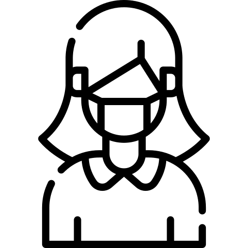 Medical mask doctor healthcare and medical coronavirus icon