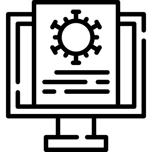 Covid info website miscellaneous icon