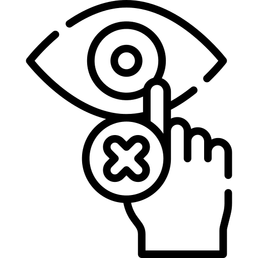 Dont touch dont touch transmission eyes icon