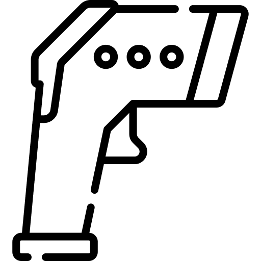 Thermometer high degrees temperature icon