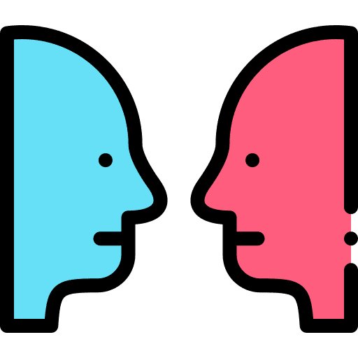 Brain mania paranoia happy icon