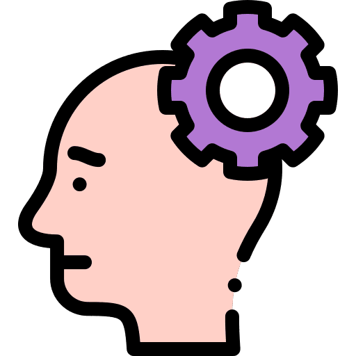 Brain thought creative healthcare and medical icon