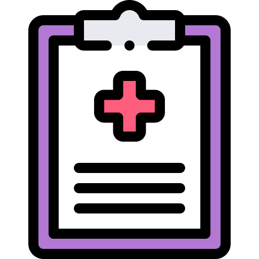 Clipboard health insurance clipboard healthcare and medical icon