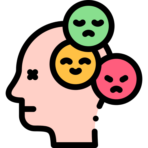 Emoticons smiley sad people icon