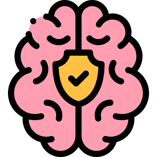 Secure secret thoughts user icon