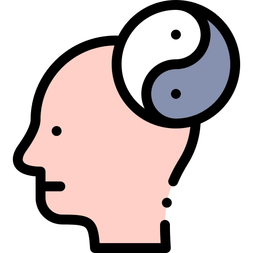 Yin yang balance yin yang healthcare and medical icon