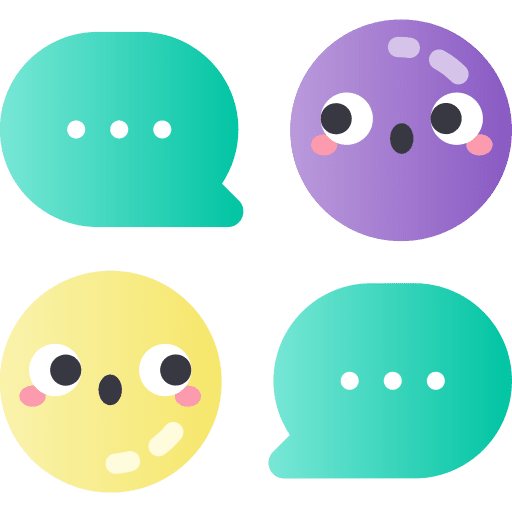 Chat people conversation chat bubble icon