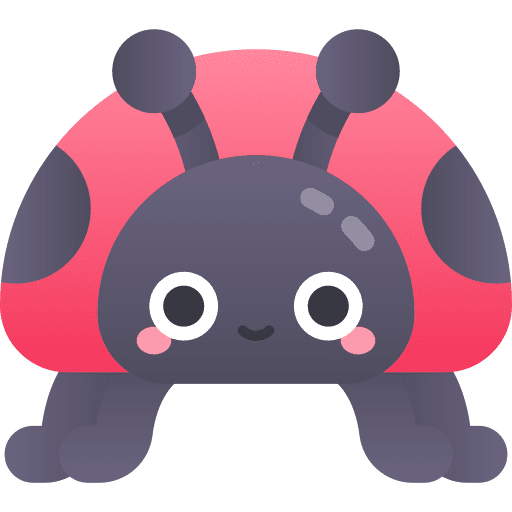 Ladybug bug animal spring icon