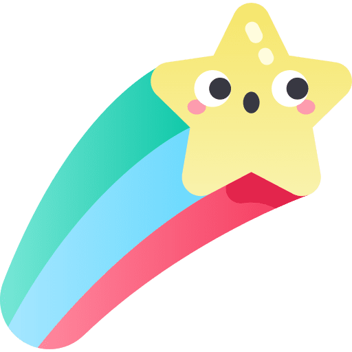 Shooting star shooting star nature weather icon